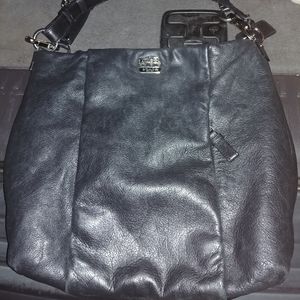 Coach leather hobo bag